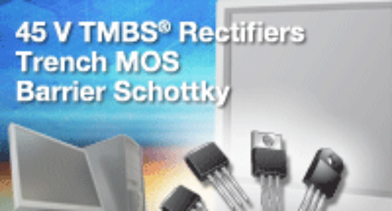 45-V TMBS rectifiers are released in four new packaging formats
