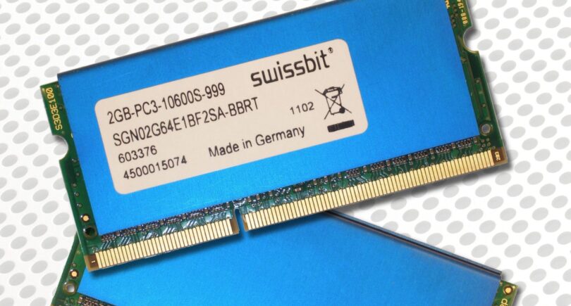Industrial 2GB and 4GB DDR3 SODIMMs with heat spreader