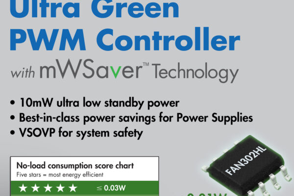 PSR/SSR mixed PWM controller delivers standby power under 10mW for portable device chargers