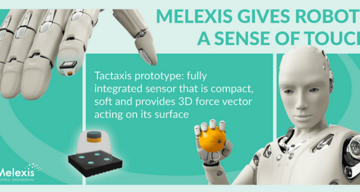 Melexis develops force sensor for robot hands