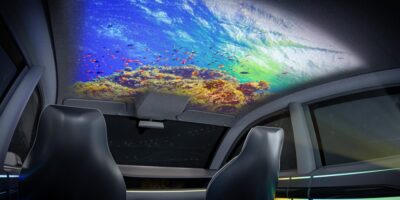 Osram, partner bring digital projections to vehicle headliner