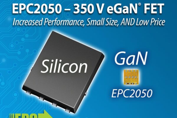 Low cost 350 V GaN power transistor 20x smaller