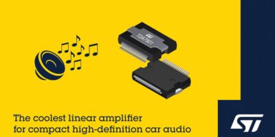 Automotive class-G audio amplifier delivers high-definition sound