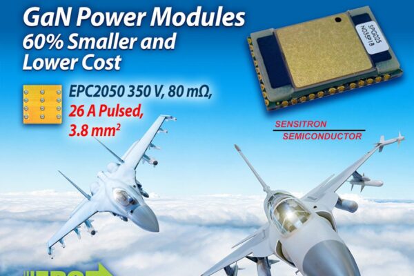 Sensitron and EPC collaborate on 350 V GaN intelligent power module