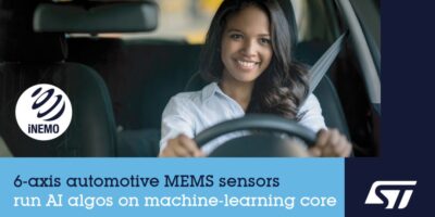 ST integrates machine learning into automotive IMU
