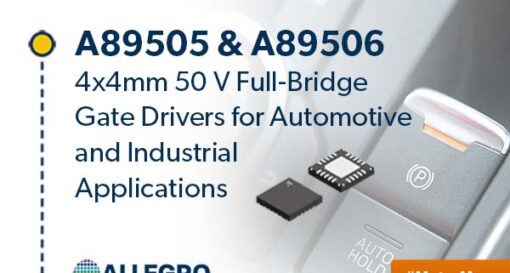 50V gate driver chips slash space requirements in the car