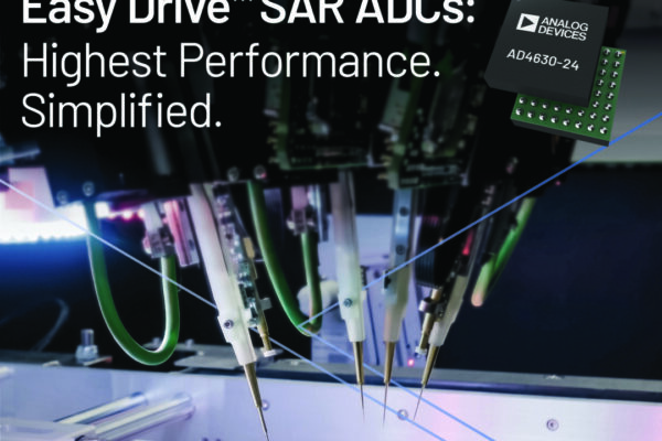 Les nouveaux convertisseurs A/N SAR Easy Drive d’Analog Devices simplifient la tâche des concepteurs