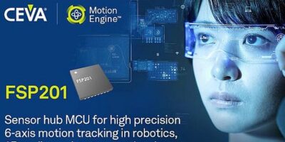 Sensor hub MCU for precision motion tracking, orientation detection