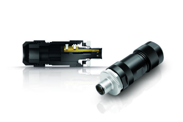 M12 connector for power applications in North America