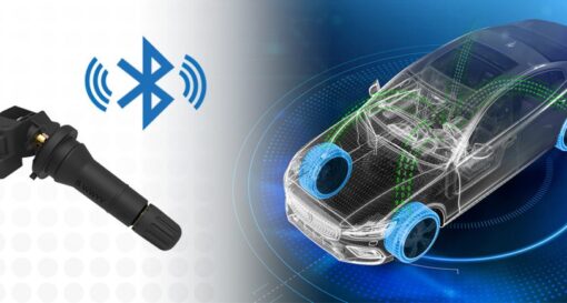 Tire Pressure Monitoring Systems communicates through Bluetooth LE