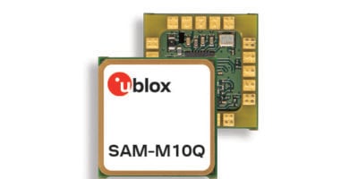 Low-power multi-GNSS module with built-in antenna
