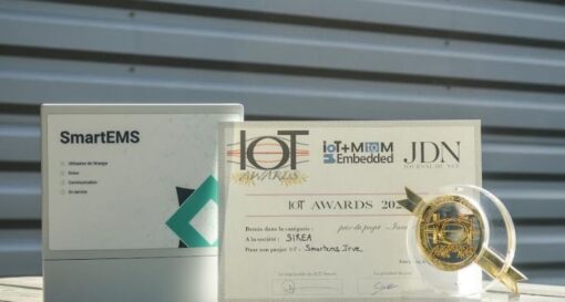 Le SmartEMS IRVE de Sirea reçoit un IoT Award au Forum IoT World de Paris