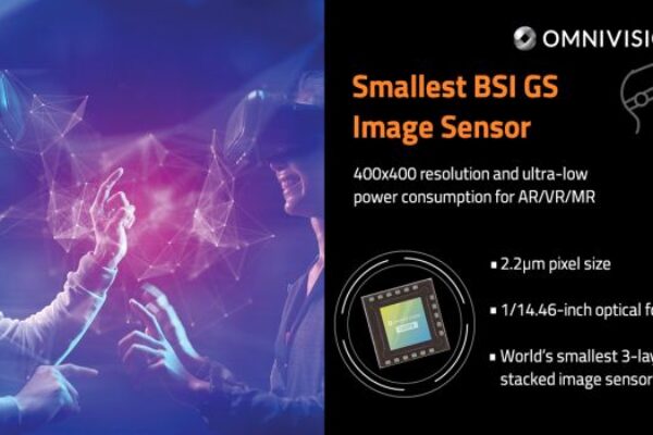 Smallest GS image sensor for AR/VR/MR and Metaverse