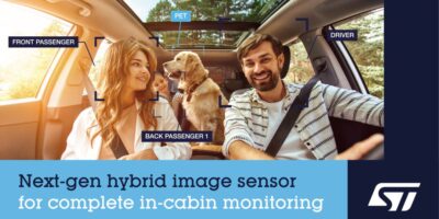 Hybrid image sensor enables in-vehicle interior monitoring