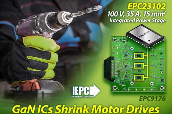 GaN ICs and reference design shrink motor drives
