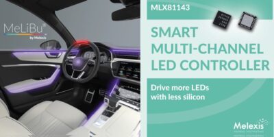 LED driver controls multiple LEDs, supports animated light
