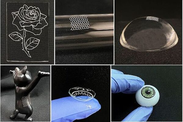 Nanowire technique prints flexible circuits on curved surfaces