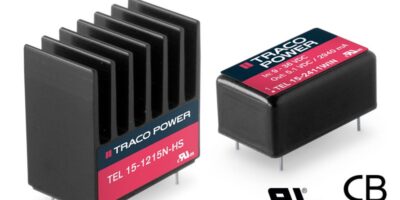 Compact industrial 15W DC-DC converters in metal cases