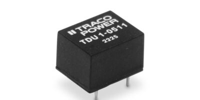 Compact unregulated 1W DC-DC converter for industrial applications