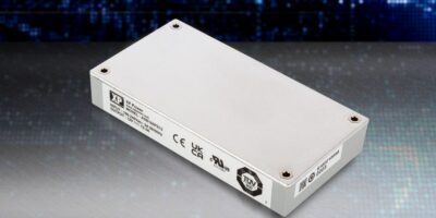 Baseplate cooled 160W AC-DC power supply for semiconductor equipment