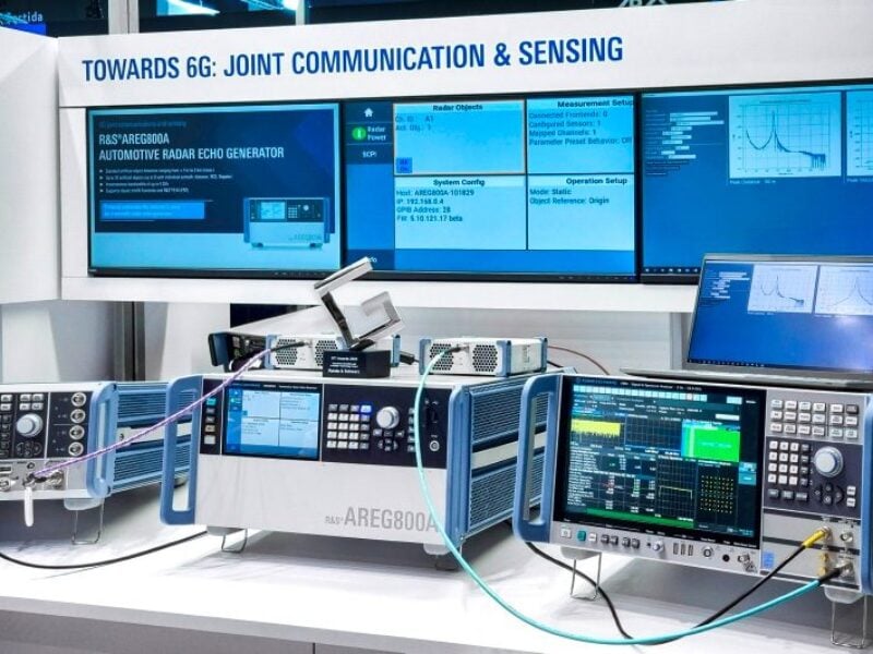 JCAS reference test setup a breakthrough in 5G/6G mobile