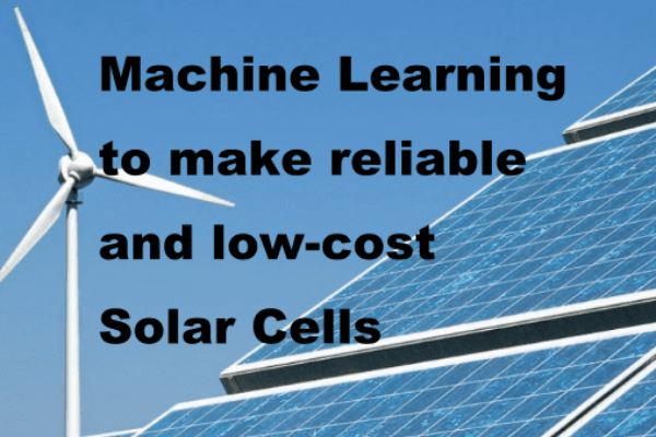 Using machine learning to find reliable and low-cost solar cells