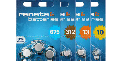 Renata’s Zinc-Air Batteries: the perfect power source for your medical devices.