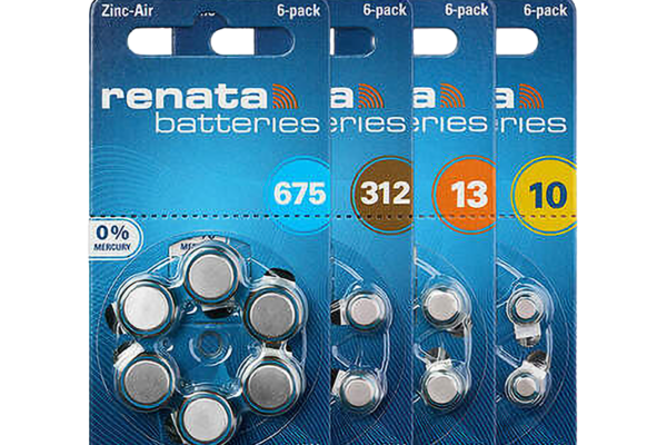 Renata’s Zinc-Air Batteries: the perfect power source for your medical devices.