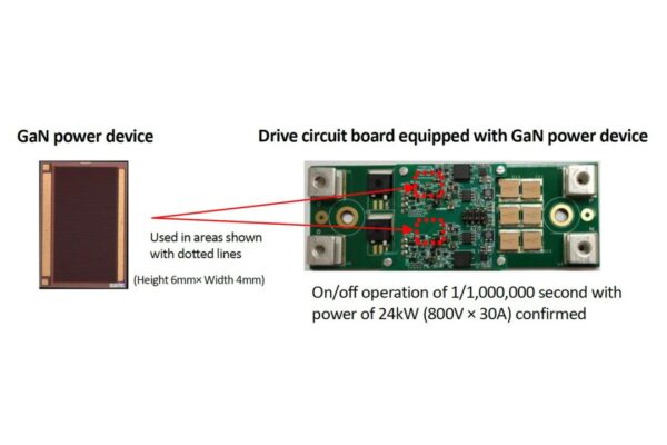 Toyoda Gosei develops fast high-voltage GaN power device