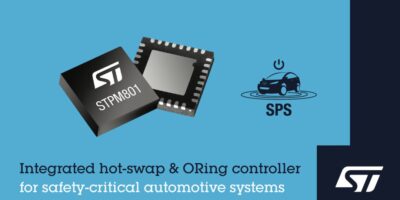 Integrated hot-swap and ideal diode controller for safety-critical applications
