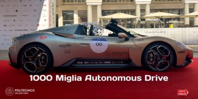 Autonomous vehicle takes part in the legendary Mille Miglia