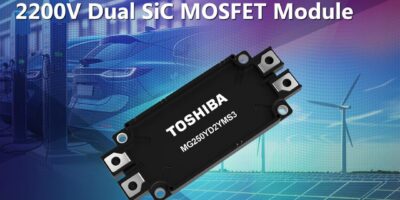 2200-V silicon carbide MOSFET module boosts efficiency