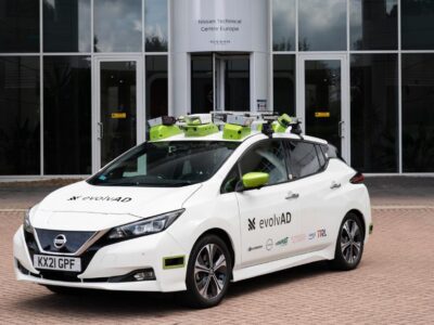 Nissan taps CCTV for self driving car trial on UK residential roads