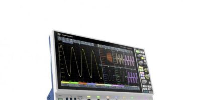 First R&S eight channel oscilloscope with digital triggering
