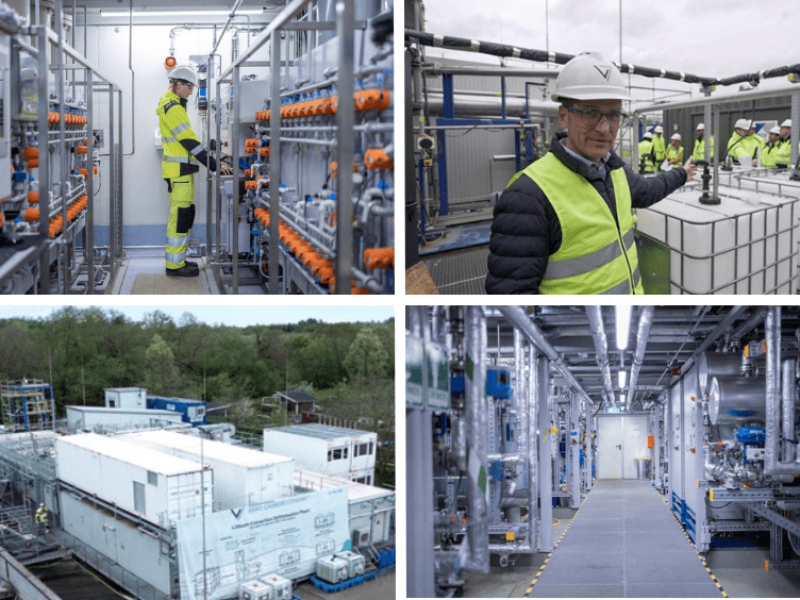 First commercial lithium production in Europe