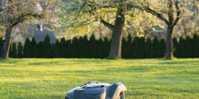 GNSS positioning boost for robot lawnmowers