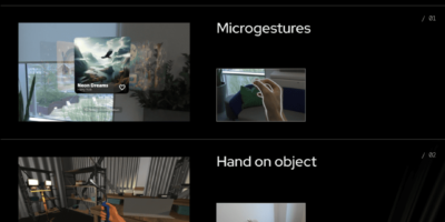 Next generation hand tracking monitors microgestures