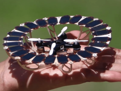 Powering drones with ultra-thin, flexible perovskite PV cells