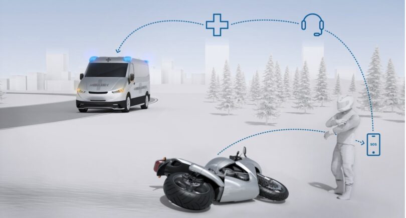 Bosch develops automatic emergency call for motorcycles