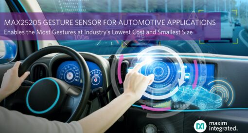 Sensor makes gesture recognition for vehicle HMIs affordable