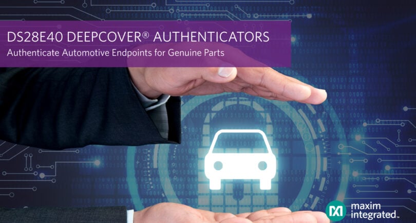 Authenticator chip guarantees origin of electronic car components