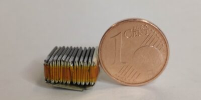 Printed thermoelectric generators supply power