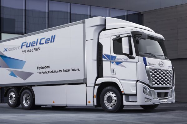 Hyundai shows redesigned fuel cell truck XCIENT
