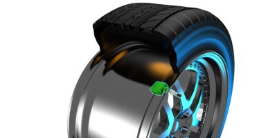 Tire pressure IC is stingy with energy
