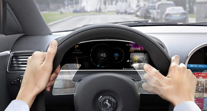 Continental brings gesture control to the steering wheel