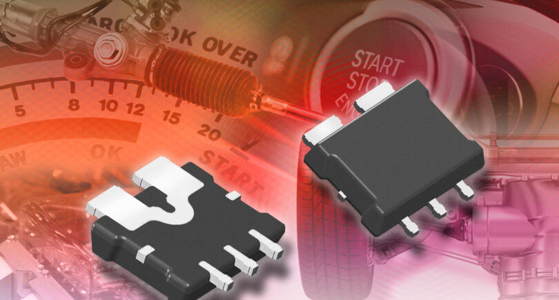 100A current sensors target power steering and similar applications
