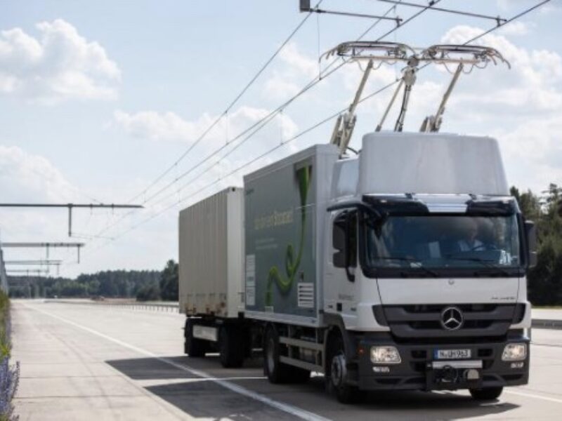 Overhead power supply for trucks could be viable, study says