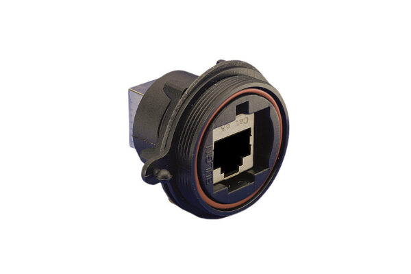 Shielded, sealed connectors support high speed Cat 6a Ethernet