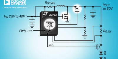 Versatile 60V synchronous boost LED controller