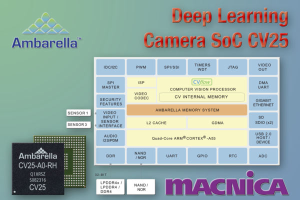 Camera chip uses AI for monitoring applications